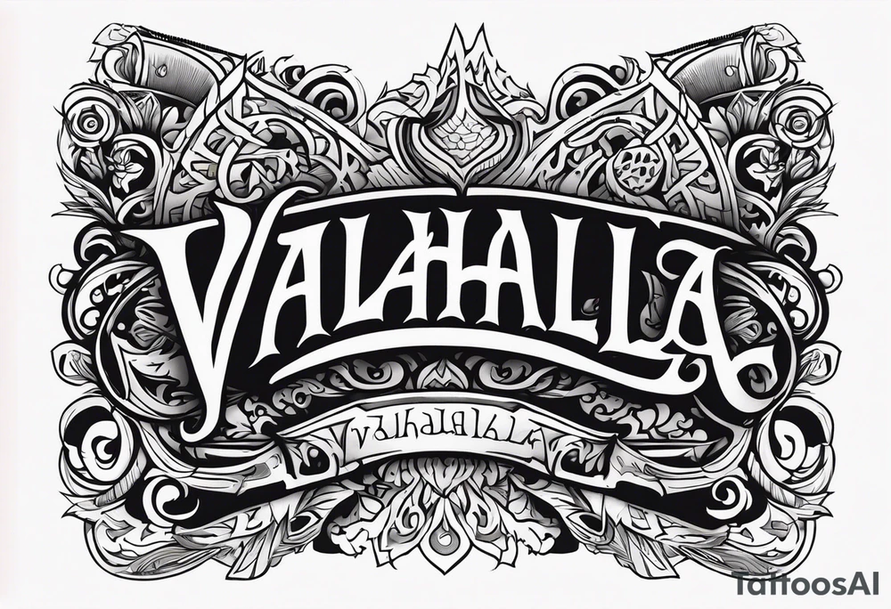 Valhalla tattoo idea
