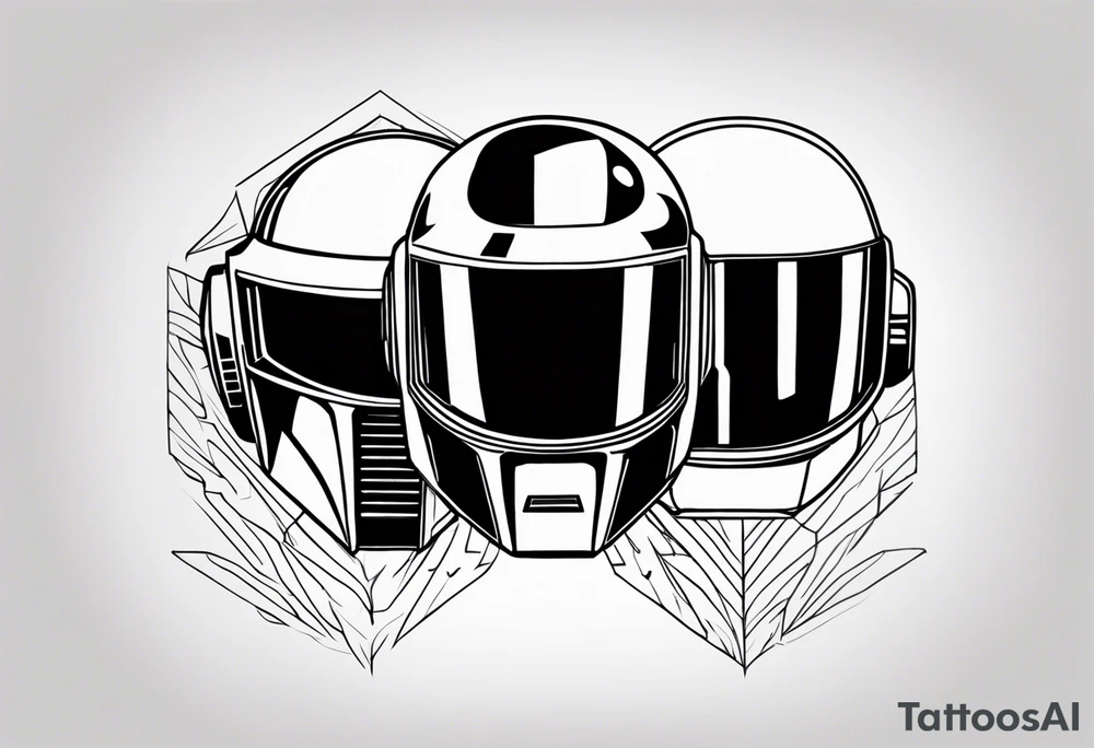 daft punk band tattoo idea