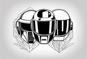 daft punk band tattoo idea