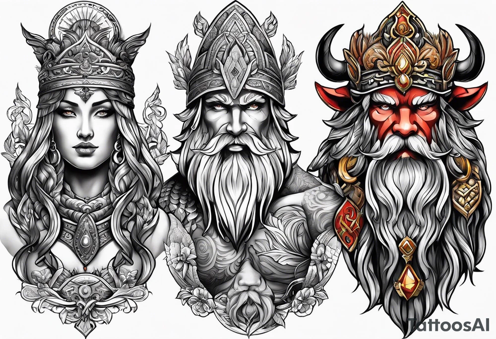Norwegian gods tattoo idea