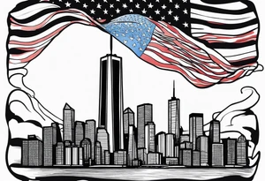 9/11 September 11, 2001 sleeve tattoo idea