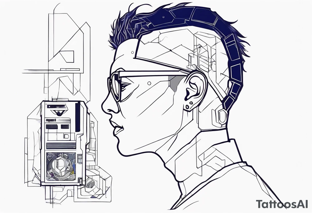 neuromancer tattoo tattoo idea