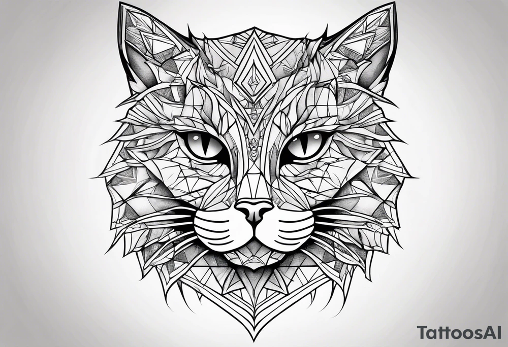 Black Cat tattoo idea