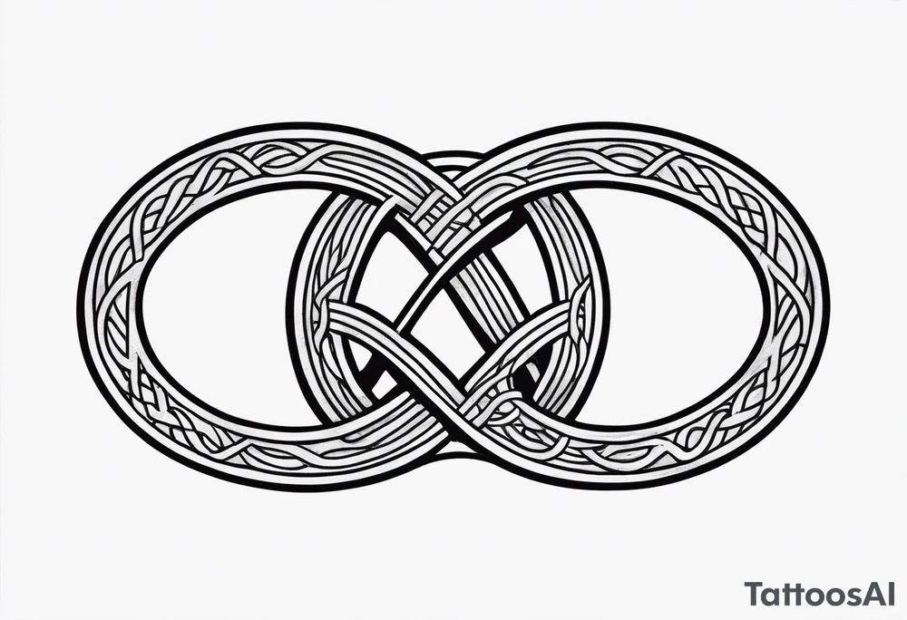 Double infinity symbol with TB5 shown once inside symbol tattoo idea Double infinity symbol with TB5 shown once inside symbol tattoo idea