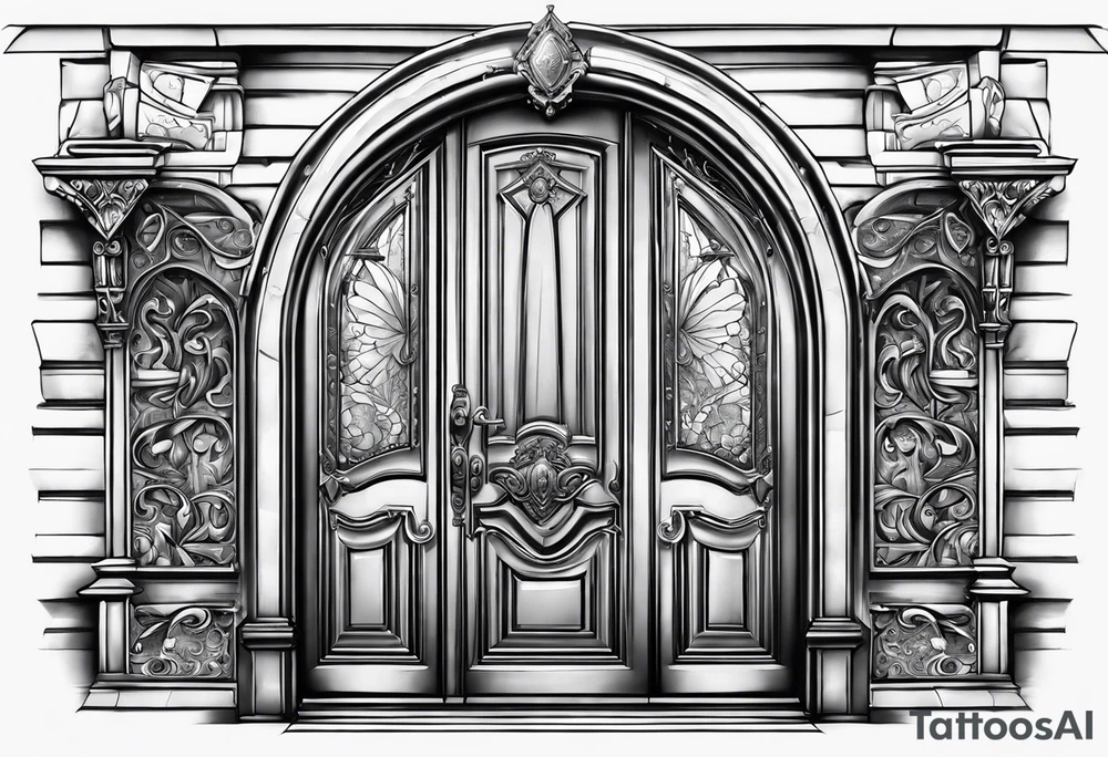 Wizardry, Doors, Weapons, Fantasy tattoo idea