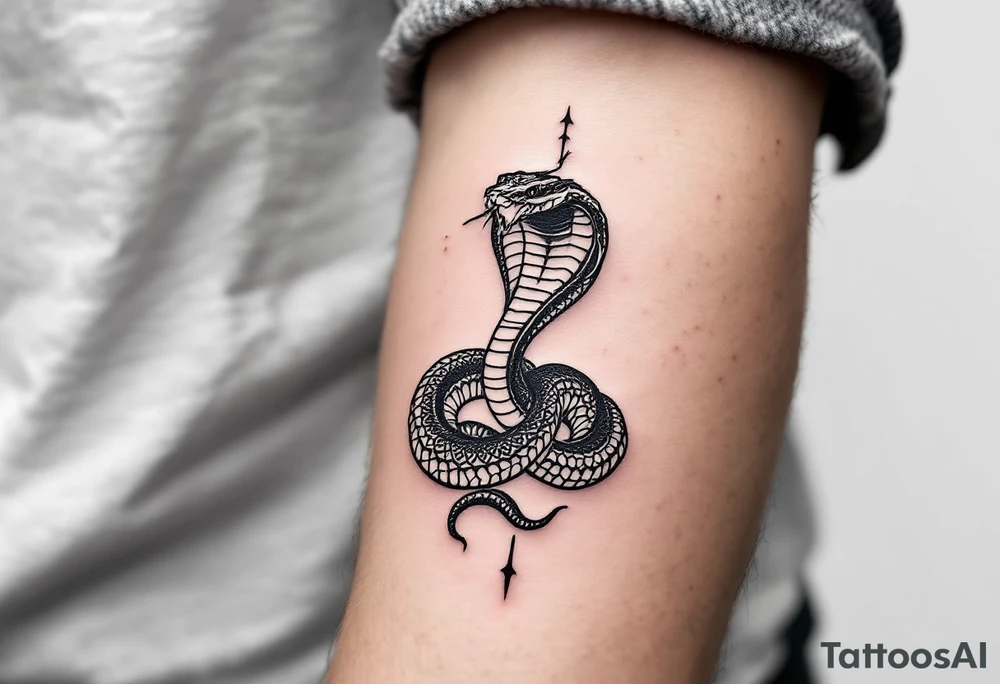 streetwear snake tattoo idea