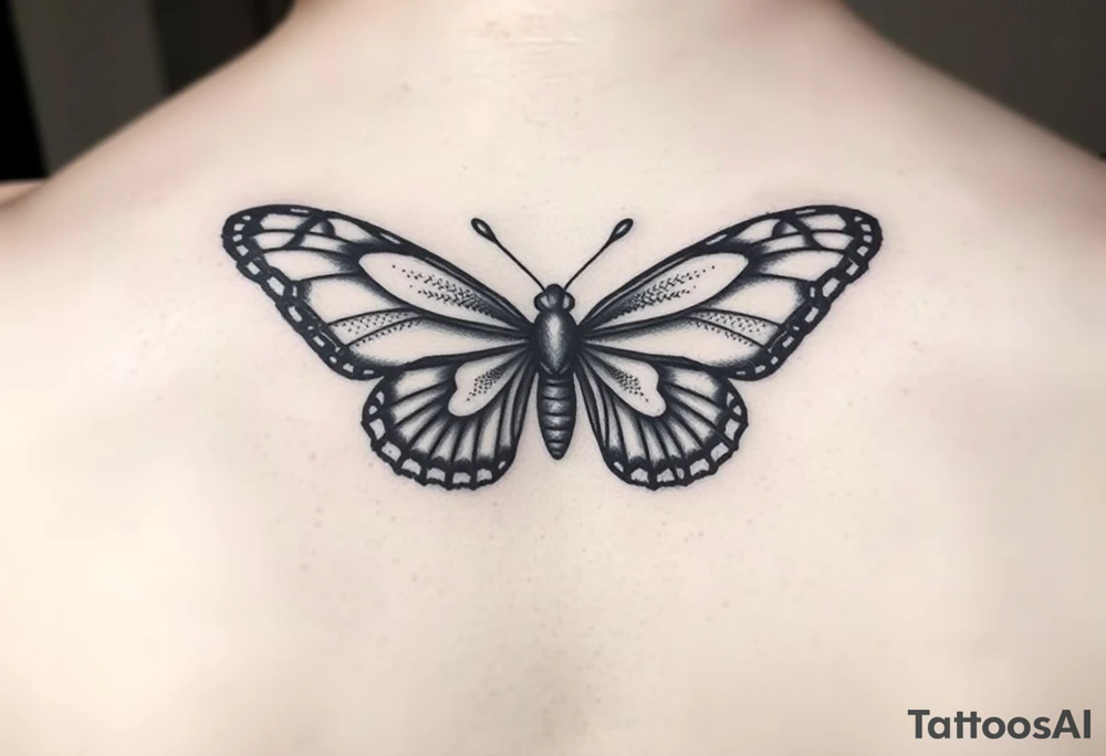 butterfly which represents my willingness to show love, even though I feel like I've never received it tattoo idea