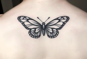 butterfly which represents my willingness to show love, even though I feel like I've never received it tattoo idea