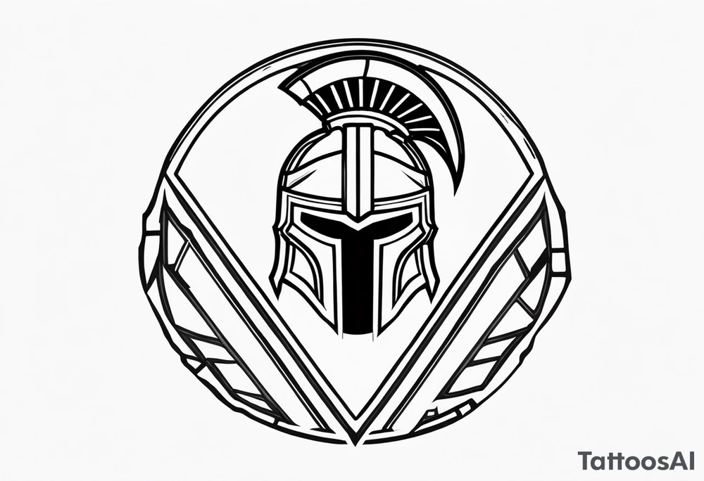 Ancient spartan symbol tattoo tattoo idea