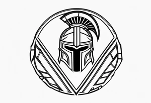 Ancient spartan symbol tattoo tattoo idea