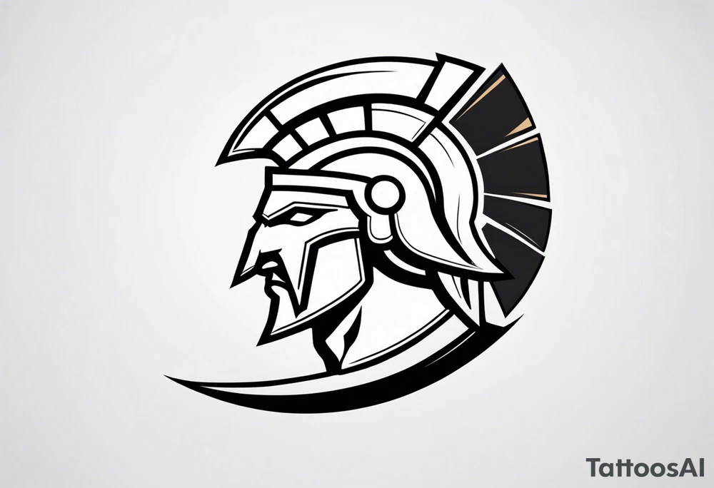 Ancient spartan symbol tattoo tattoo idea