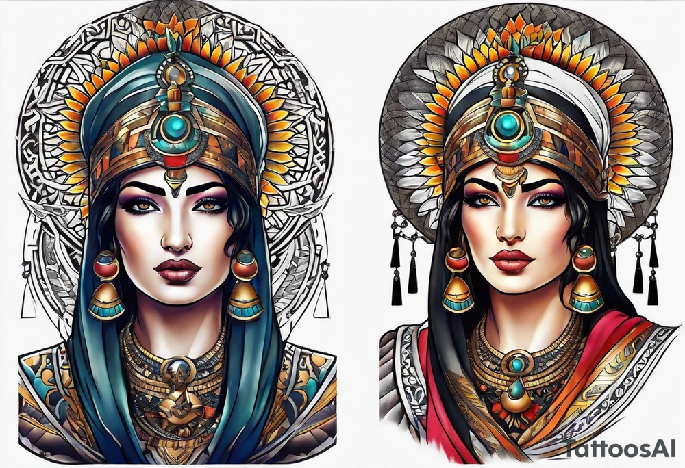 Isis Goddess Tattoo tattoo idea