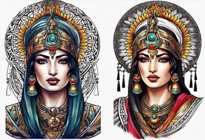 Isis Goddess Tattoo tattoo idea