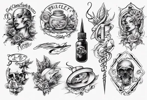 percocet  and lean tattoo idea