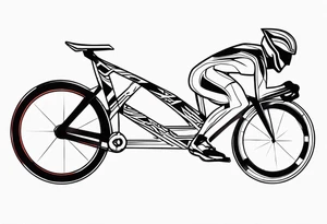 Triathlon IronMan cycling swim run tattoo idea
