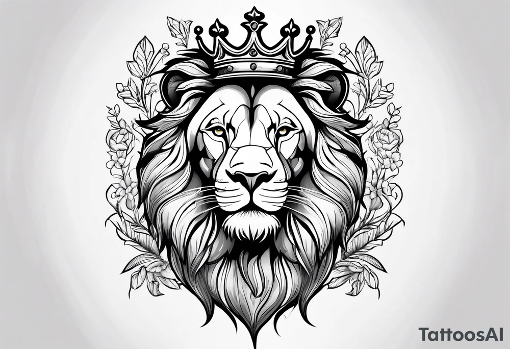 Lion, Florence
, Crown tattoo idea