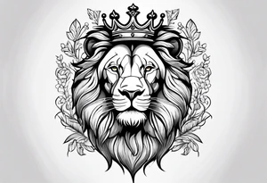 Lion, Florence
, Crown tattoo idea