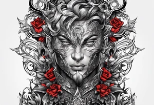 Front neck tattoo being ejecting from the skin, symbolizing the freedom from censorship. tattoo idea