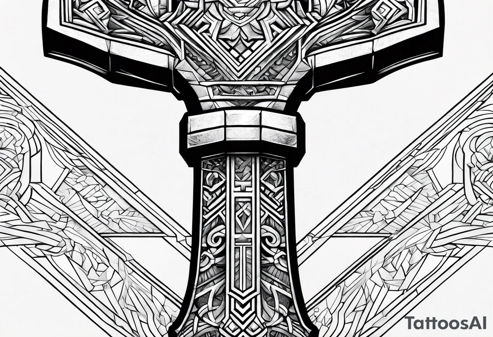 Mjolnir tattoo idea