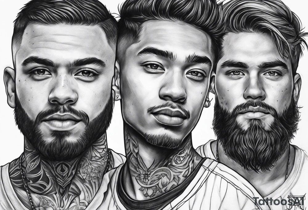 2 sons tattoo idea
