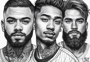 2 sons tattoo idea
