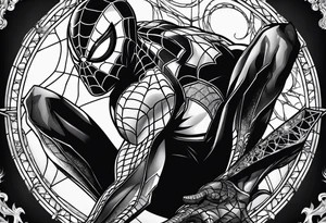 Spider-Man, darkness, animal tattoo idea