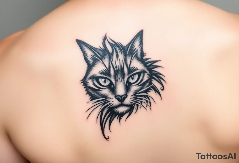 Black Cat tattoo idea