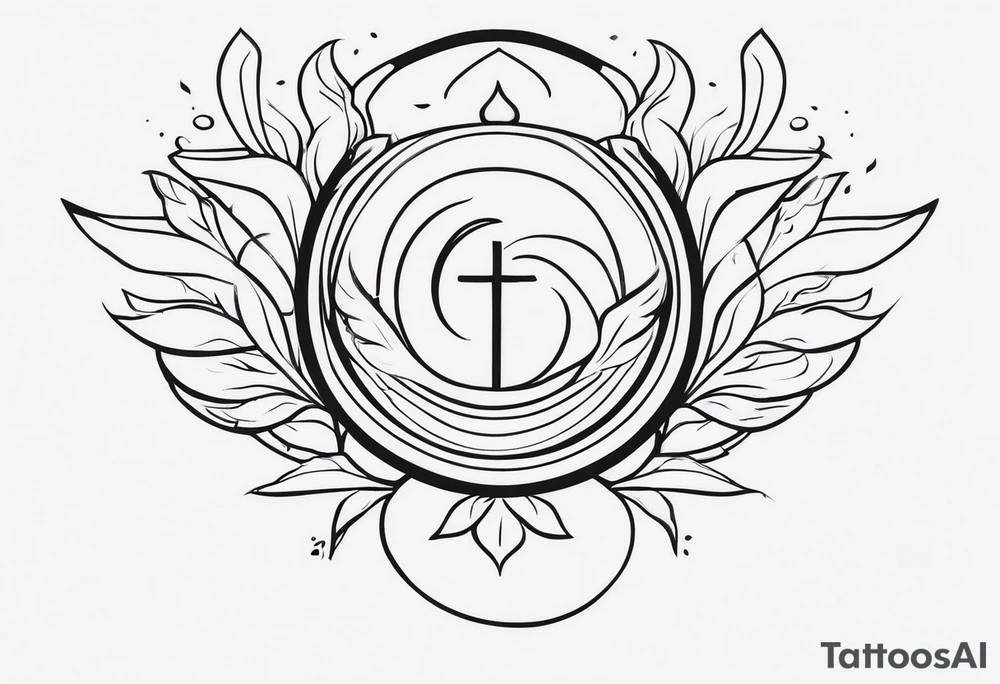 Emotions feeling/pain vs healing with resurrection from the pain and stronger you in the end. tattoo idea