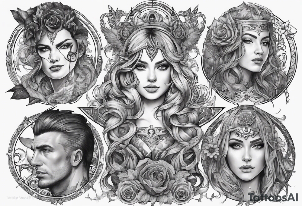 7 deadly sins tattoo idea