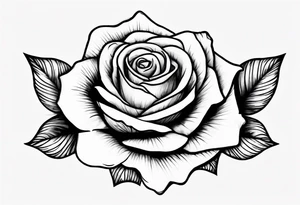 Rose with the name Torri in it tattoo idea