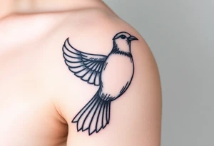 Dove with grandad tattoo idea