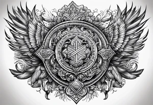 escudo espartano tattoo idea
