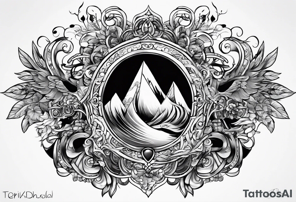 Terri and rick parents name tattoo idea