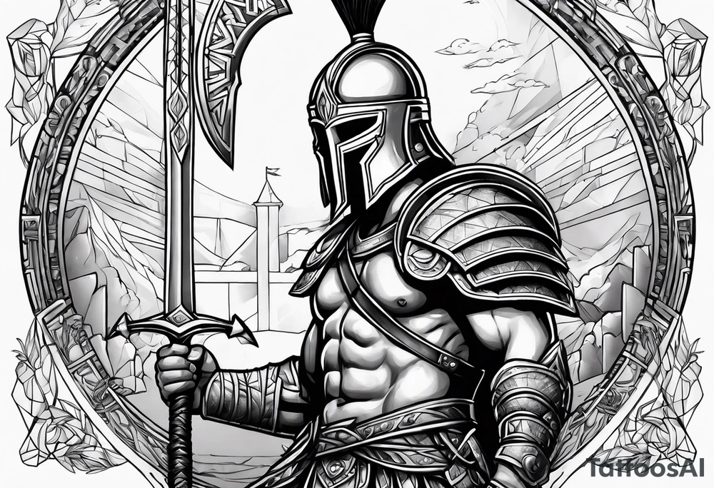 Gladiator tattoo idea