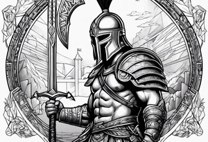 Gladiator tattoo idea