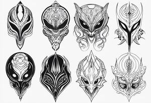 alien tattoo idea