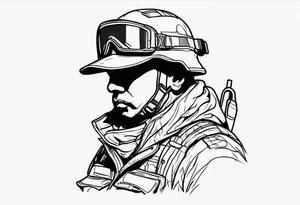 father in the army tattoo idea