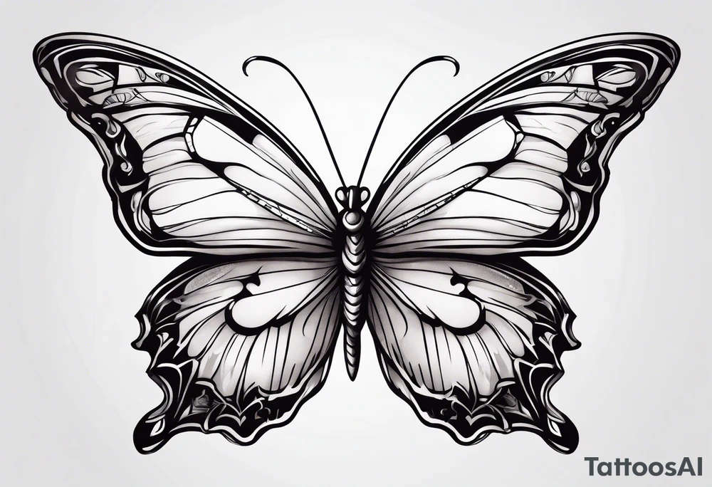 butterfly tattoo idea