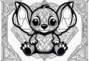 Stitch tattoo idea
