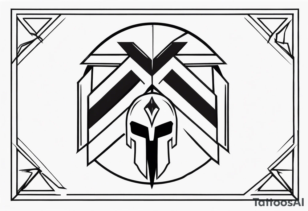 Ancient spartan symbol tattoo tattoo idea