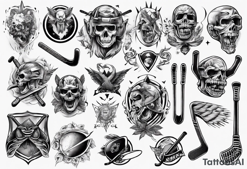 Hockey tattoo idea