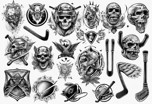 Hockey tattoo idea