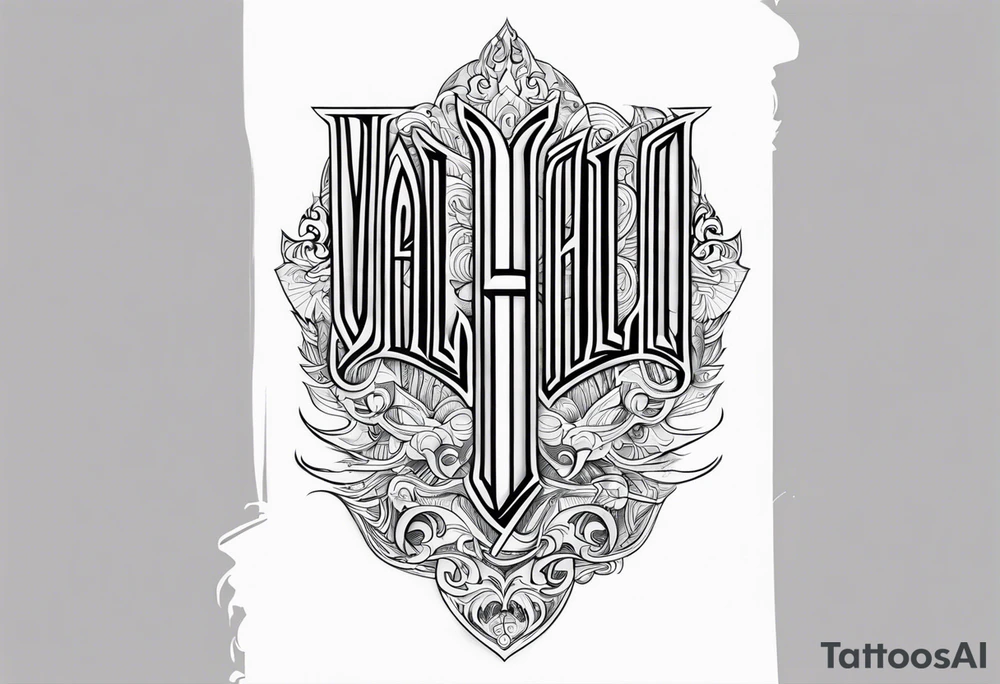 Valhalla mist tattoo idea