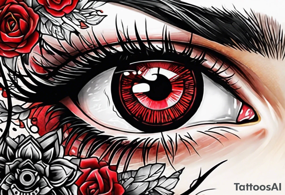Sharingan eyes tattoo idea