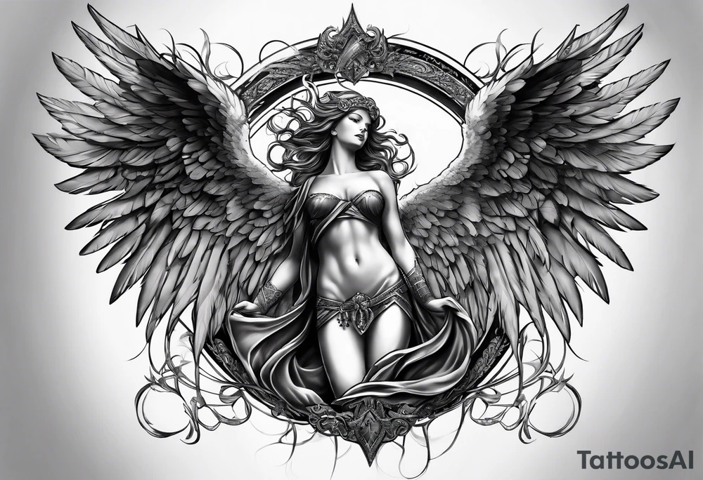 arc angel michael tattoo idea