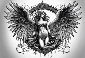 arc angel michael tattoo idea