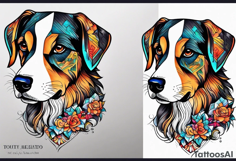 tattoo for my dog buddy tattoo idea