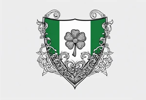 Ireland flag tattoo idea