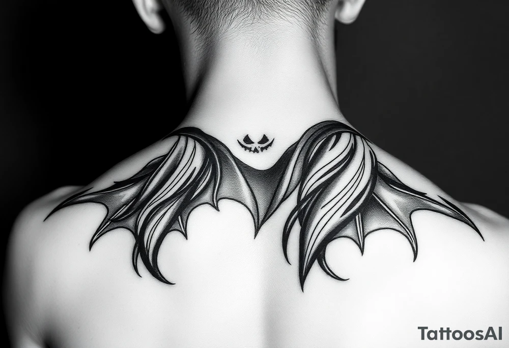 Halloween girl sexy tattoo idea