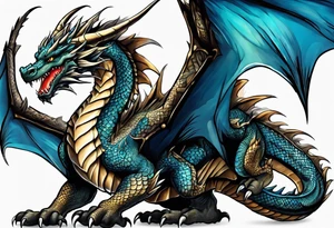 Eragon dragon tattoo idea